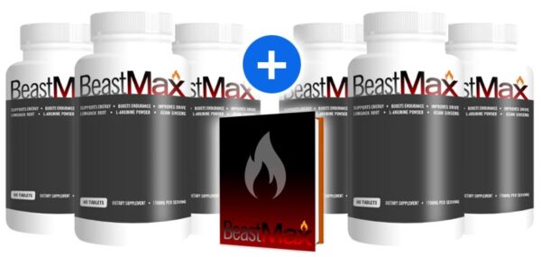 BeastMax - 6 BOTTLES (50% OFF) + FREE E-BOOK