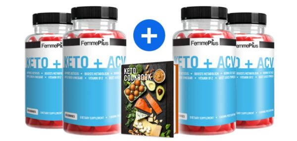 FemmePlus - 4 BOTTLES (38% OFF) + FREE KETO COOKBOOK