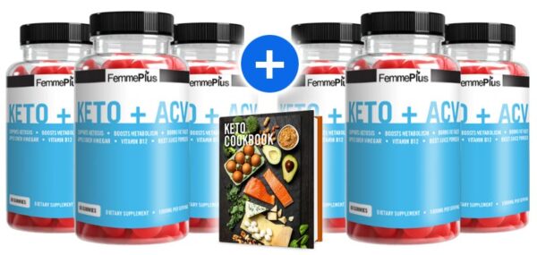 FemmePlus - 6 BOTTLES (50% OFF) + FREE KETO COOKBOOK